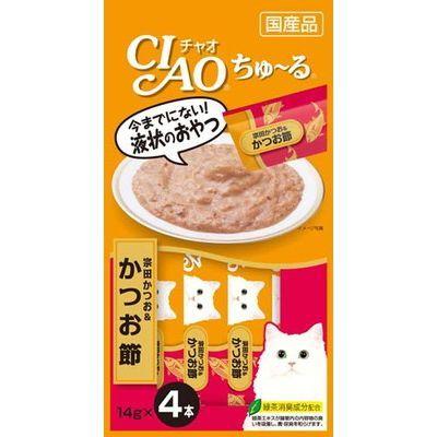 Ciao 貓小食 - 飛魚+ 鰹魚(4條裝)