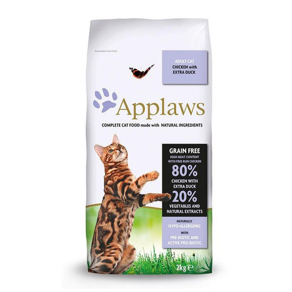 Applaws成貓糧- 雞肉鴨肉成配方 2kg /7.5kg