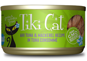 Tiki Cat Luau 罐頭 - 吞拿魚+鯖魚 2.8Oz