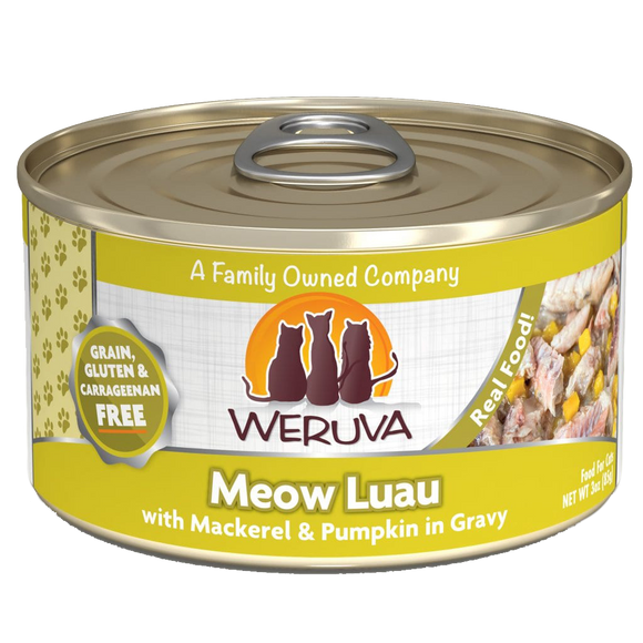 WeRuVa Meow Luau海洋系列 -野生鯖魚、南瓜 (金色)