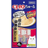 Ciao 貓小食- 綜合營養金槍魚+扇貝(4條裝)