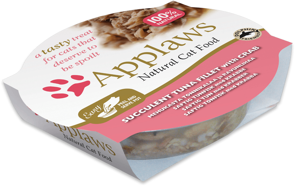 Applaws 輕便餐盒 -  吞拿魚配蟹貓餐盒60g