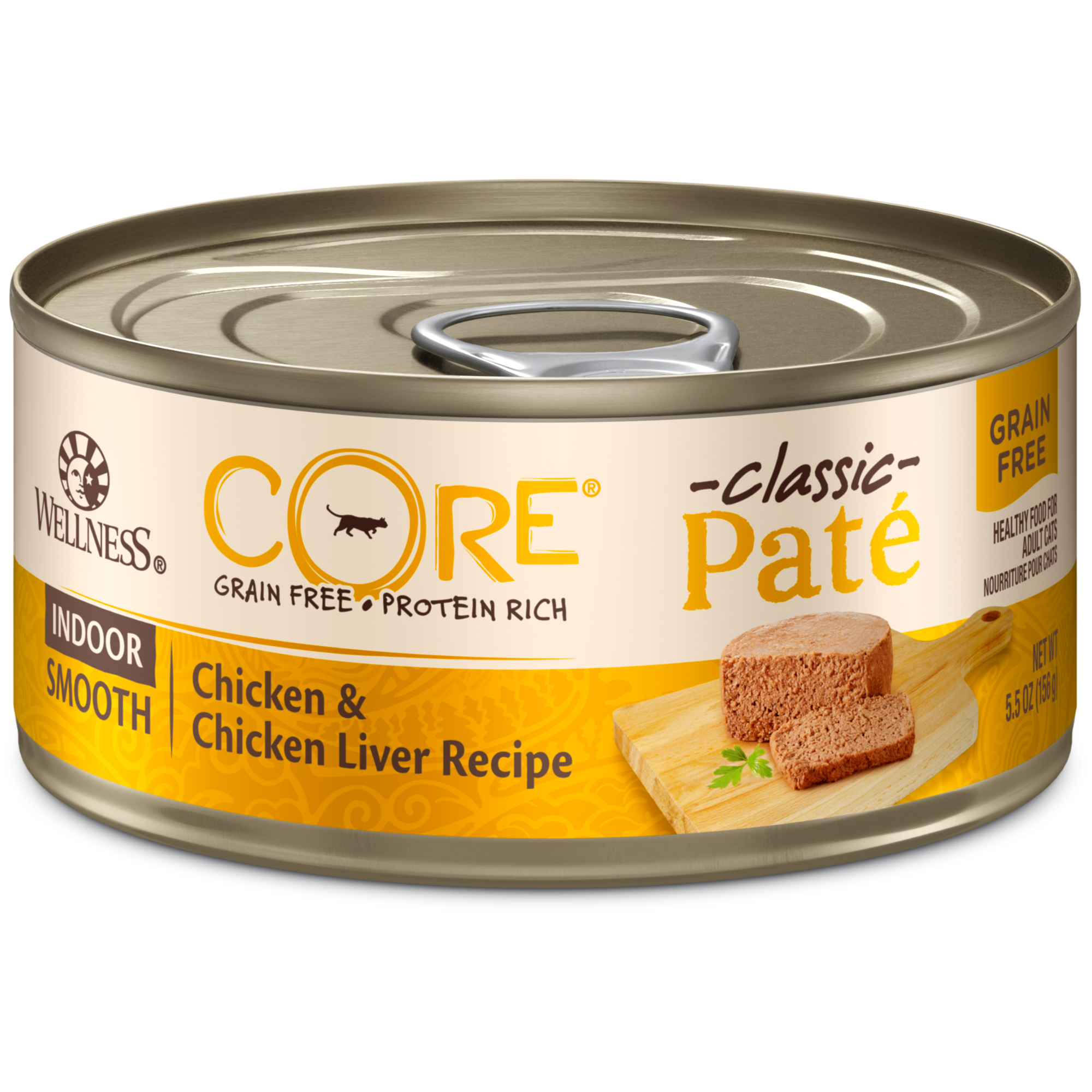 Wellness Core - 室內除臭雞肉和雞肝配方(肉醬)貓罐