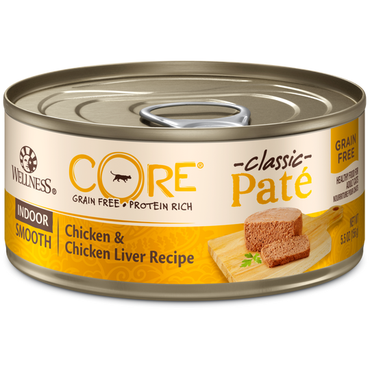 Wellness Core - 室內除臭雞肉和雞肝配方(肉醬)貓罐