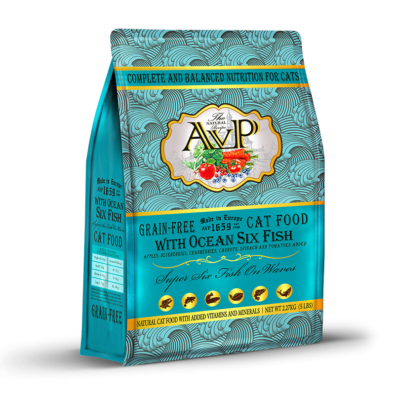 AVP愛威堡- 深海六種魚(全貓)糧