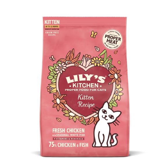 Lily’s Kitchen 天然幼貓糧 – 無穀物雞肉800g