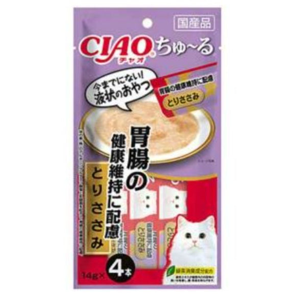 Ciao 貓小食腸胃健康配方 - 雞肉扇貝肉醬 (4條裝)