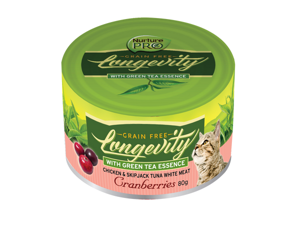 Nurture Pro -  Lysine 小紅莓尿道健康主食罐 (雞肉+吞拿魚)