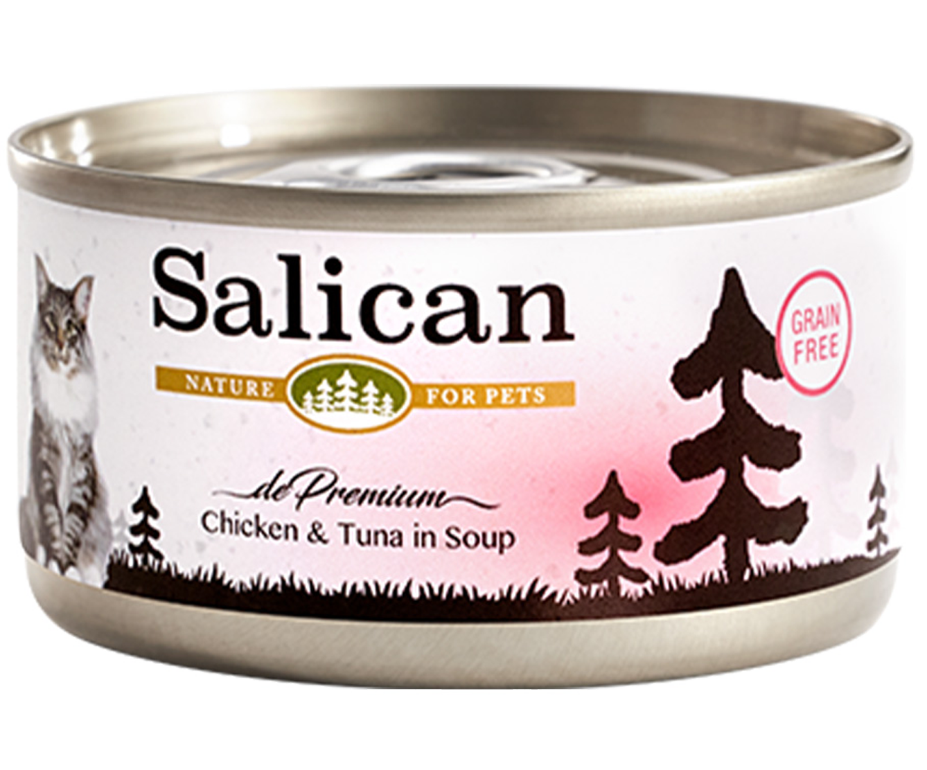Salican 挪威森林 - 鮮雞肉吞拿魚(清湯Soup)