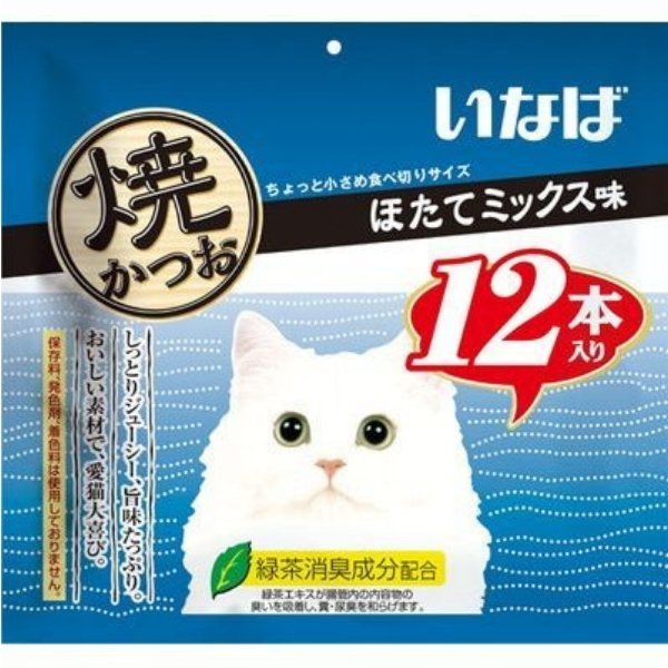 Ciao - 日本燒鰹魚柳(扇貝混合味) X12件