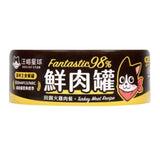 汪喵星球- 貓用 FANTASTIC 98% 鮮肉無膠主食罐 (田園火雞) 80g_01