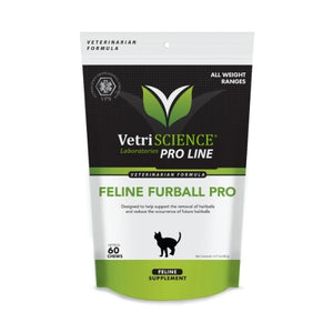 VetriScience Feline Furball Pro Chews -  貓貓去毛球小食 (60粒)