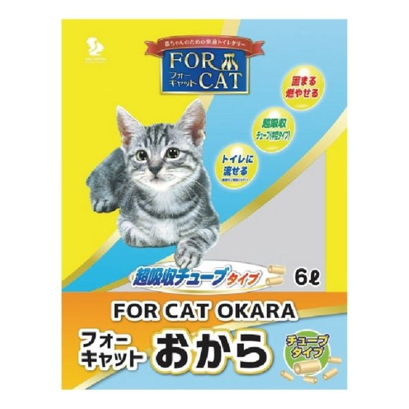 For Cat Okara 日本製通芯單通豆腐砂 (6L)