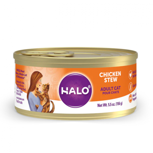 Halo 貓罐頭 - 無穀野生雞肉主食罐5.5Oz