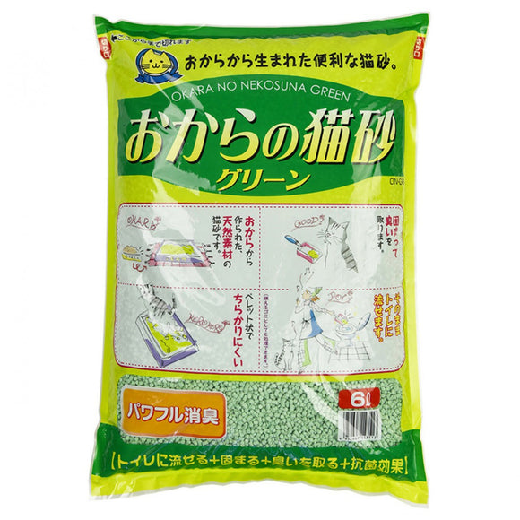 Hitachi日立豆腐貓砂- 綠茶味 6L