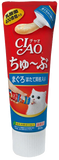 Ciao支裝貓小食 - 日本乳酸菌肉泥膏小食 - (吞拿魚+帶子醬) 80g
