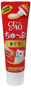 Ciao支裝貓小食 - 日本乳酸菌肉泥膏小食 - (吞拿魚味) 80g