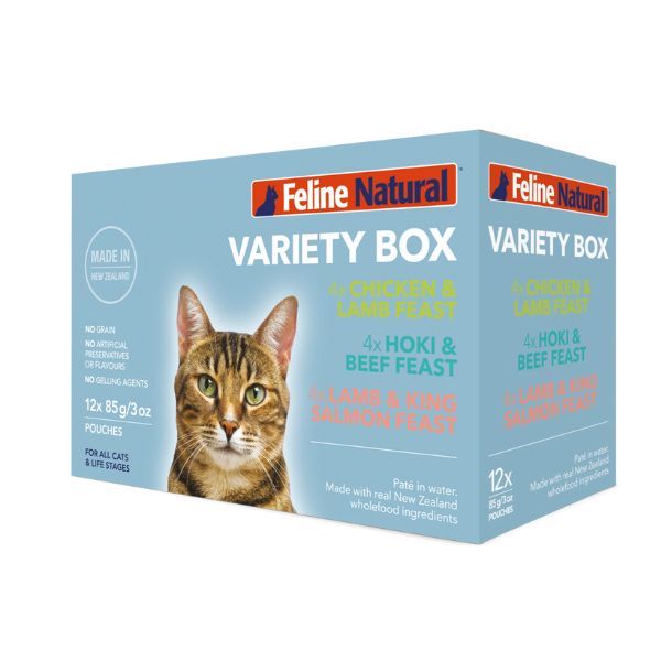 K9 Natural貓濕軟包 - 三款口味貓餐盒 (12x85g)_01