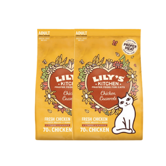 Lily’s Kitchen 天然貓貓糧 – 無穀物滋味雞肉餐2kg X2
