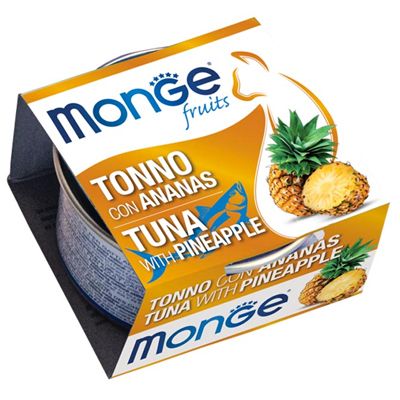 Monge 清新水果系列- 吞拿魚配菠蘿貓罐頭