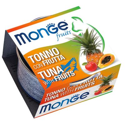 Monge 清新水果系列-  吞拿魚雜果貓罐頭