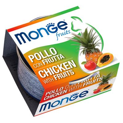 Monge 清新水果系列-  鮮雞肉雜果貓罐頭