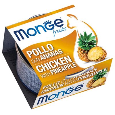 Monge 清新水果系列- 鮮雞肉菠蘿貓罐頭