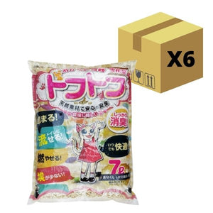 Okara雪花菜 - 日本製高級天然單孔豆腐貓砂 (7L x 6包)