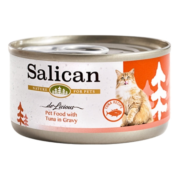Salican 挪威森林 -吞拿魚(肉汁) 貓罐頭85g