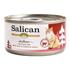Salican 挪威森林 -牛肝、紅蘿蔔(肉汁) 貓罐頭85g