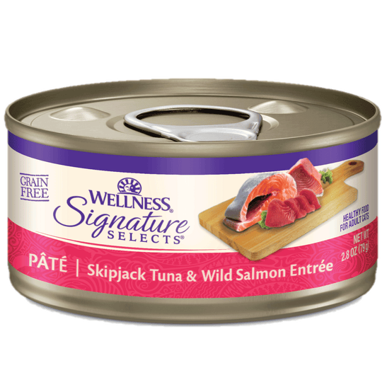 Wellness Signature Select  Pate- 吞拿魚三文魚肉醬貓罐2.8Oz