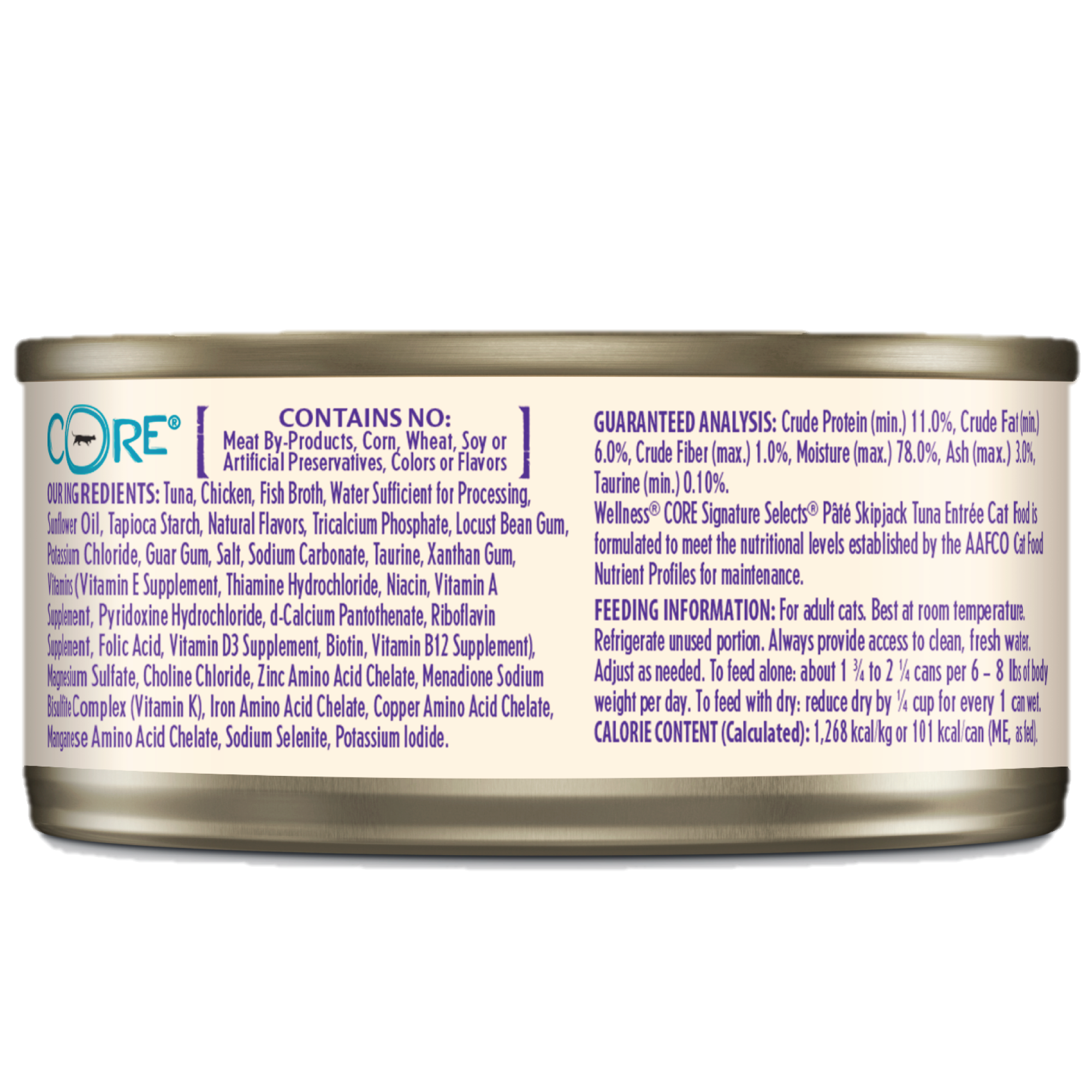 Wellness Signature Select  Pate- 吞拿魚肉醬貓罐2.8Oz