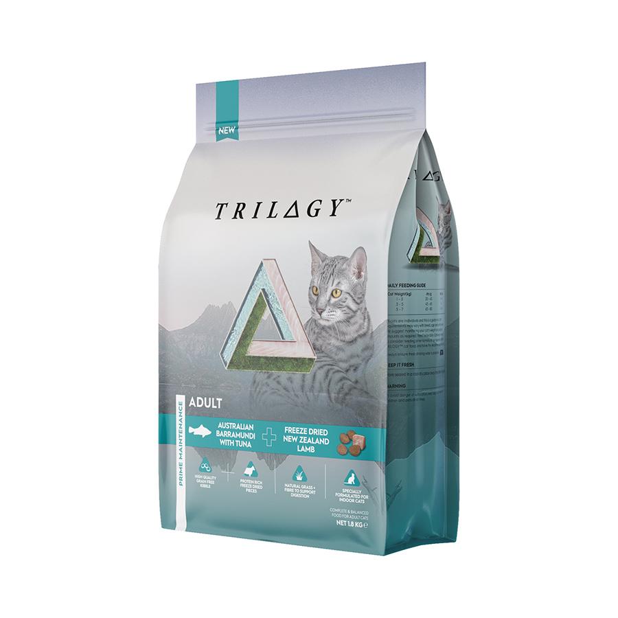 [TRILOGY 奇境] 無穀成貓糧 - 澳洲尖吻鱸魚及吞拿魚 + 5%紐西蘭羊肺凍乾 5kg [送 💝 手機繩一條]