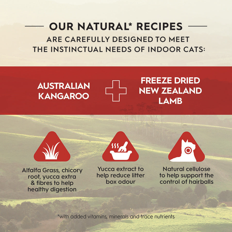 [TRILOGY 奇境] 無穀成貓糧 - 澳洲野生袋鼠＋紐西蘭羊肺凍乾 5kg [送 💝 手機繩一條]