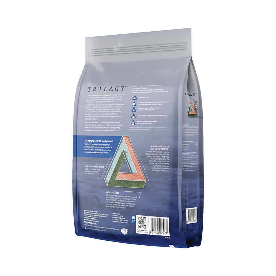 [TRILOGY 奇境] 無穀成貓糧 -澳洲鮭魚＋紐西蘭羊肺凍乾 5kg [送💝手機繩一條]
