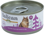 Salican 挪威森林 - 白肉吞拿魚、蟹肉啫喱貓罐頭85g