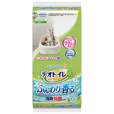 日本Unicharm清香貓尿墊10片裝