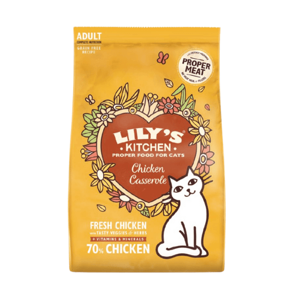 Lily’s Kitchen 天然貓貓糧 – 無穀物滋味雞肉餐2kg