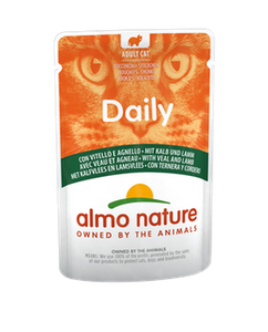 Almo Nature Daily 貓濕糧包 - 小牛肉羊肉 70g