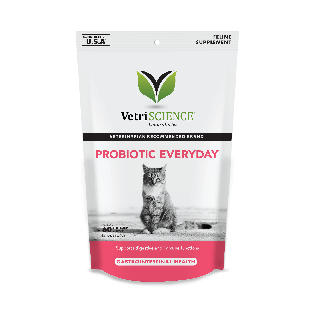 VetriScience Probiotic Everyday- 貓用腸道益生菌 (60粒)