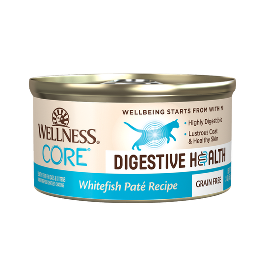 Wellness Core Digestive Health - 腸胃消化機能肉醬貓罐 - [新鮮白魚]3Oz