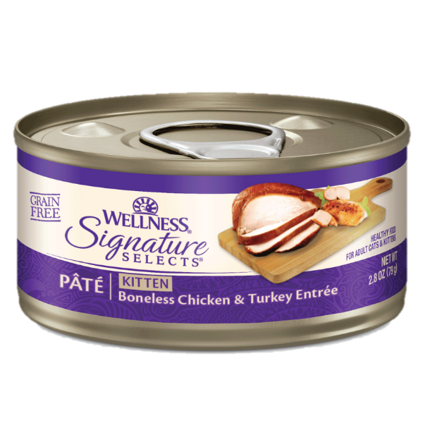 Wellness Signature Select  Pate- [幼貓]  雞肉火雞肉肉醬貓罐5.3Oz [Limited Offer]