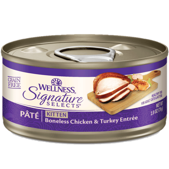 Wellness Signature Select  Pate- [幼貓]  雞肉火雞肉肉醬貓罐2.8Oz