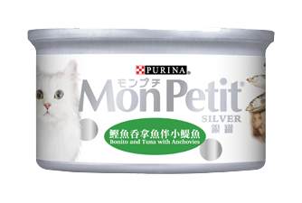 Monpetit (銀罐)- 鰹魚吞拿魚伴小鯷魚