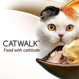 CATWALK貓主食罐頭 - 鰹吞拿魚+蜆肉 80g (深啡)_02
