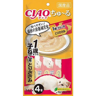 Ciao 貓小食 - 1歲幼貓雞肉醬 (4條裝)