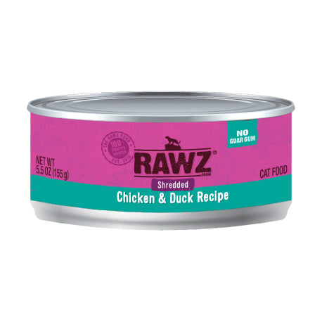 Rawz- 雞肉及鴨魚肉絲貓罐頭