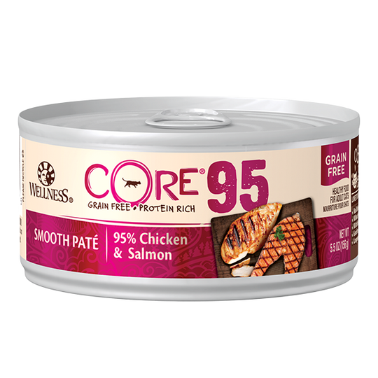 Wellness CORE - 95% 雞肉三文魚貓罐