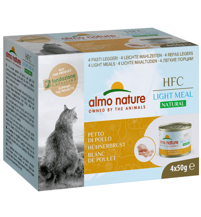 Almo Nature Light Meal 貓濕糧 - 雞胸肉4x 50g