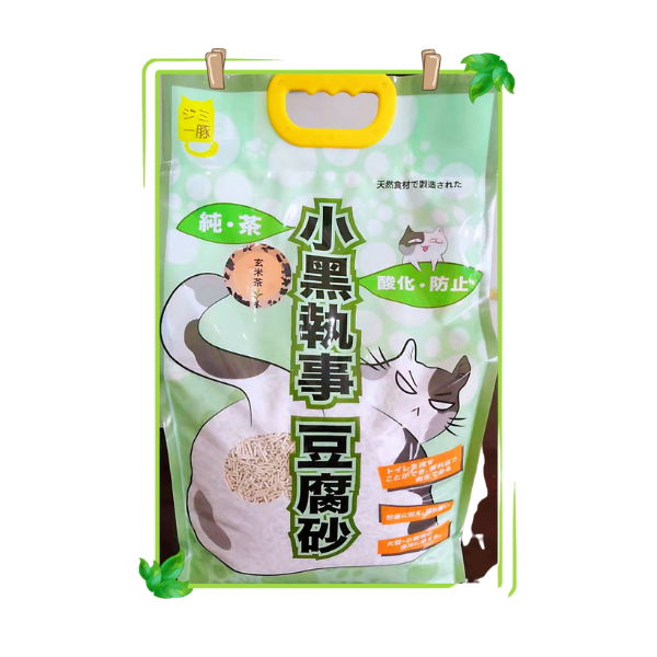 小黑執事豆腐貓砂 -玄米茶18L